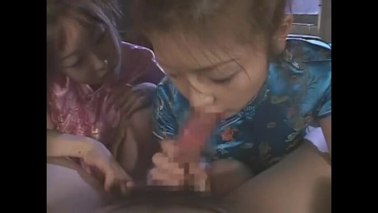 信じられないほどの射精シーン、3P JAVクリップに登場する素晴らしい日本人モデル