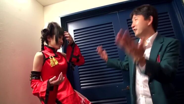 最高級の日本人モデル、エッチなJAV検閲版、飲み込み、3P動画