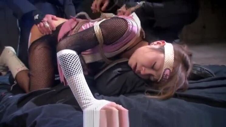 日本人忍者、松すみれが犯され奴隷に、無修正